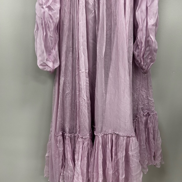 Anthropologie Geisha Designs Off-The-Shoulder Long-Sleeve Midi Dress NWT - Picture 5 of 7